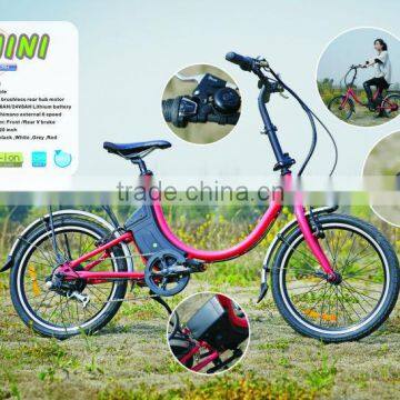 Small city electric bicycle 2014 new design e-bike spare parts