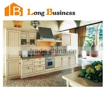 LB-JL1247 Solid Wood Italy Kitchen Cabinet Luxury Series Cabinets Canton Manufacture