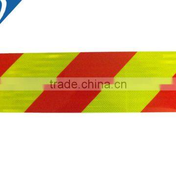 red and yellow color Adhesive truck reflective sticker