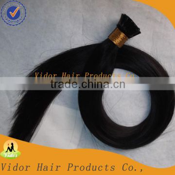 100% virgin remy 5A quality pre-bonded brazilian human hair extension