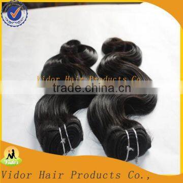 Wholesale cheap 100% natural virgin remy human hair extension