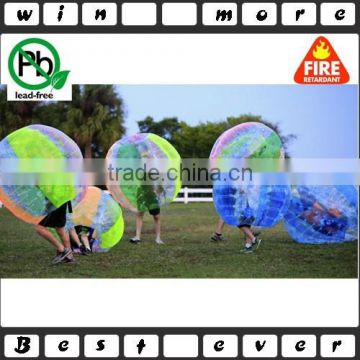 New Popular bubble football/ human sized soccer bubble ball / football zorb