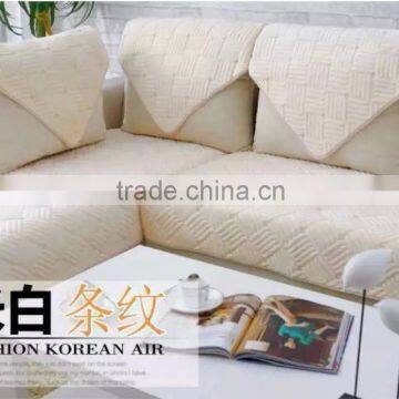 Embroidery Microfleece Sofa Cover photo-5