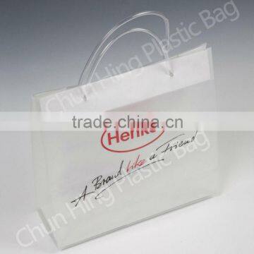 PVC handle plastic bag