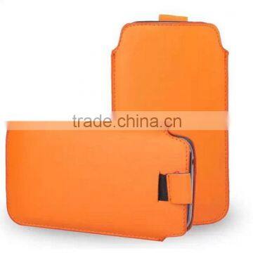 Hot Selling Fashion Leather Mobile Phone Pouch Case in Dongguan photo-2