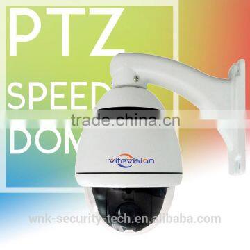 Vitevision vandalproof 10x optical zoom PTZ camera of IR high speed outdoor CCTV dome camera