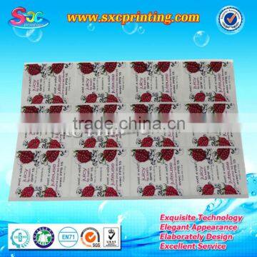 Different pictures superior quality sticker paper chrome coated paper