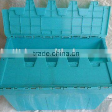 logistics plastic crate with lid