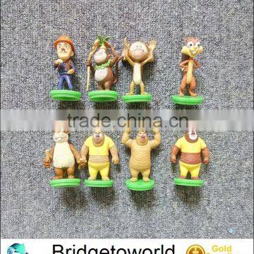 8 pcs Anime Cartoon for Boonie Bears PVC Action Figure Toys Dolls Logger Vick Briar