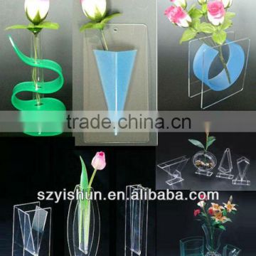 Manufacturing clear acrylic vases acrylic tube vase