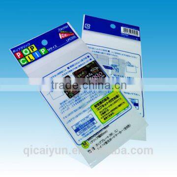 BOPP Header Card Bag With Customized Printing & Permanent Self Adhesive Tape