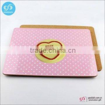 Wholesale custom new products mdf cork table mats high quality wood placemat                        
                                                Quality Choice