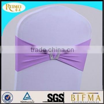 SH1004-8bule satin chair cover sashes for sale