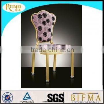 E007Cheap Durable Upholstered Aluminum Banquet Chairs