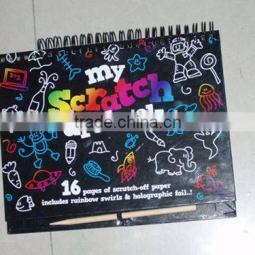 Scratch art book