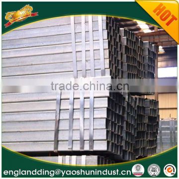 Big factory galvanized square tubing square pipe