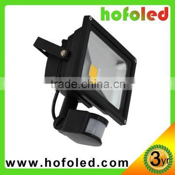 led security light outdoor 20w PIR led flood light motion sensor