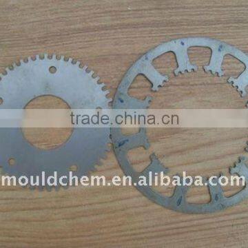 laminated stator and rotors for stepper motor