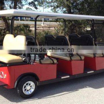 Eight seats electric shuttle bus as sightseeing car