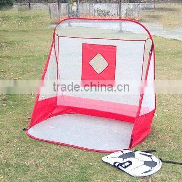 Children play small football goal kids pop up soccer goal