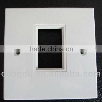 UK 86*86mm RJ45 1 port wall mount Face plate