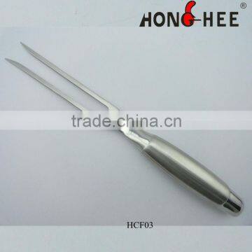 Stainless Steel Two-prong Fork With Hollow Handle