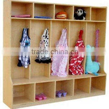 School Kids Wooden Coat Locker (Toddler 5 Section Coat Locker)