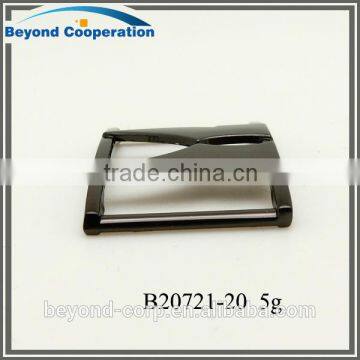 20mm High Quality Black Powder Coated Metal Zinc Alloy Shoes Buckle Accessories photo-5