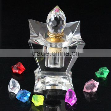 New transparent glass crystal perfume bottle