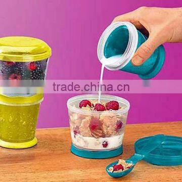 Cereal To Go, cereal cup, cereal container