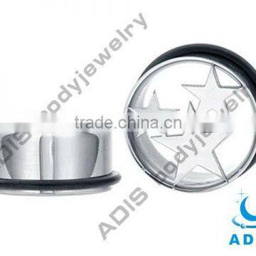 Inner Five Star-shaped Ear Tunnel Ear Piercing