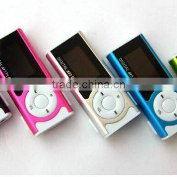 Built in Speaker FM radio digital MP3 Player with LCD display screen