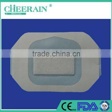 elastic Medical Water resistant Polyurethane wound dressing Island shape made in China                        
                                                Quality Choice