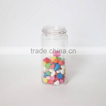 Spice Jar Square Glass bottle with metal lid