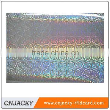 laser film hologram overlay PVC card film