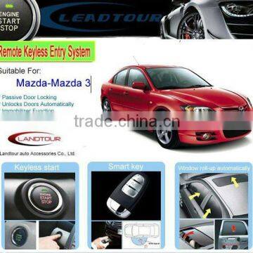 Manufacturer One Way Car Keyless Entry System and Car Alarm for Mazda-Mazda 3