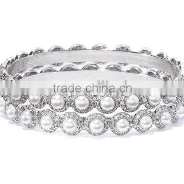 MINATI NON-OPENABLE PEARL BRACELET WEDDING JEWELRY BRIDAL BRACELET