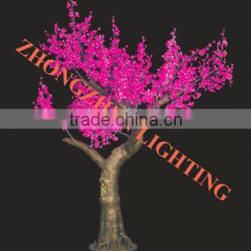 new led artificial peach flower tree light with good high-simulative effect