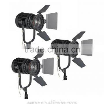 3 Pcs Kit 100W LED Fresnel Focusable Video Light Daylight 5600K