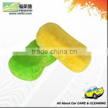 Terry Cloth Wash Sponge with Side Mesh