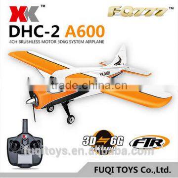 WL XK A600 3D6G system brushless motor RC airplane compatible flying toys