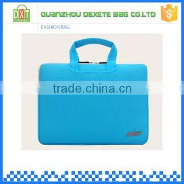 Custom size nylon blue wholesale 17.5 inch laptop bag