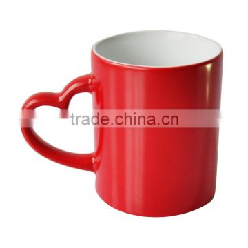 11oz Heart Handle Color Changing Mug(Gloss)