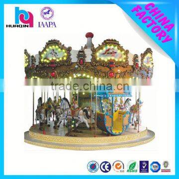 wholesale outdoor amusement games kiddy rides carousel horse for sale