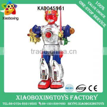 Hot sell kids toy plastic battery operated intelligent robot toys