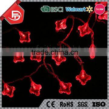 TZFEITIAN CE ROHS Approval Red Color Flower Outdoor Chasing String Lights photo-2