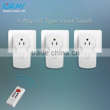 Wireless smart switch for home automation EU/US/UK type