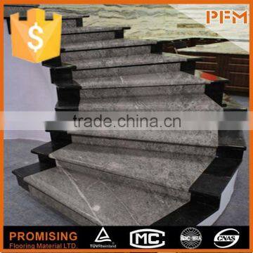 Luxury Manor Decoration Natural Marble Attic Stairs photo-5