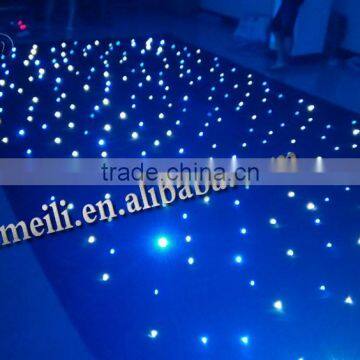 2015 Hot Sale LED shower RGB star curtain cloth