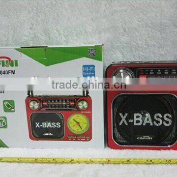 2014 China Hot Sell Factory Portable Speaker am fm Pocket Radio With Alarm Clock photo-2